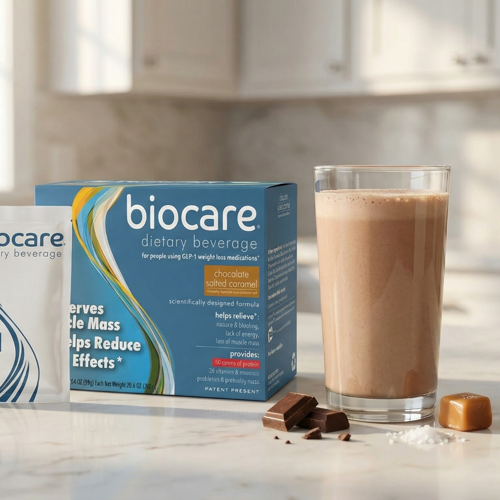 30G Protein Chocolate Salted Caramel Biocare Dietary Beverage (14-Count) Biocare