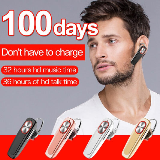 Wireless Bluetooth Headset Long Standby with Mic Handsfree Wireless Bluetooth Earphone Headphones Colorful Ear Hook  For Phone eprolo