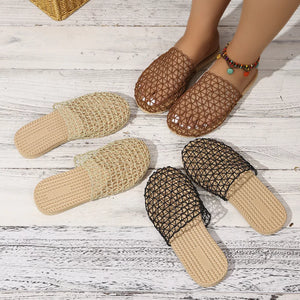 Round Toe Flats Sandals