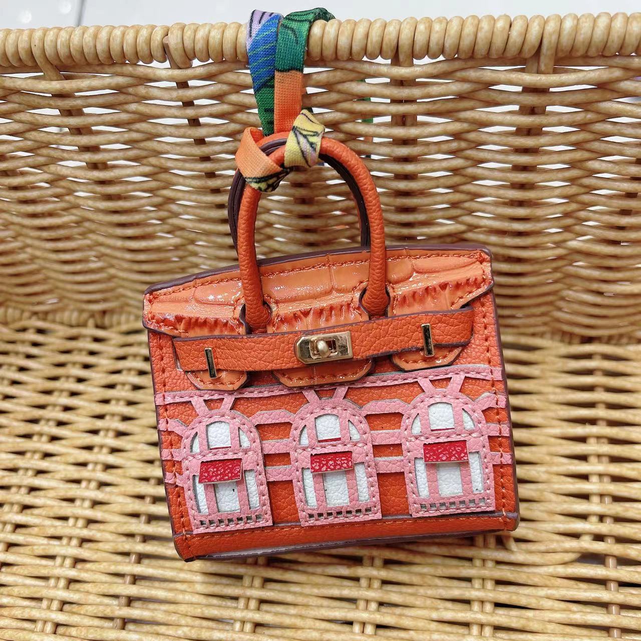 Small house bag mini window pendant headphone bag lipstick car key backpack backpack decoration eprolo