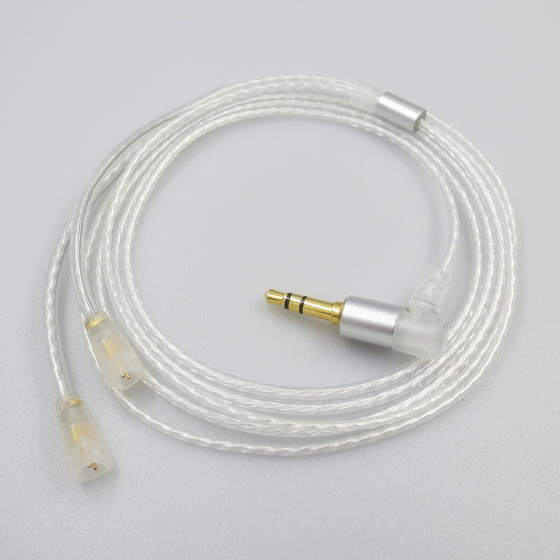 IE80S Fever Single Crystal Copper Silver Plated Earphone Upgrade Cable eprolo