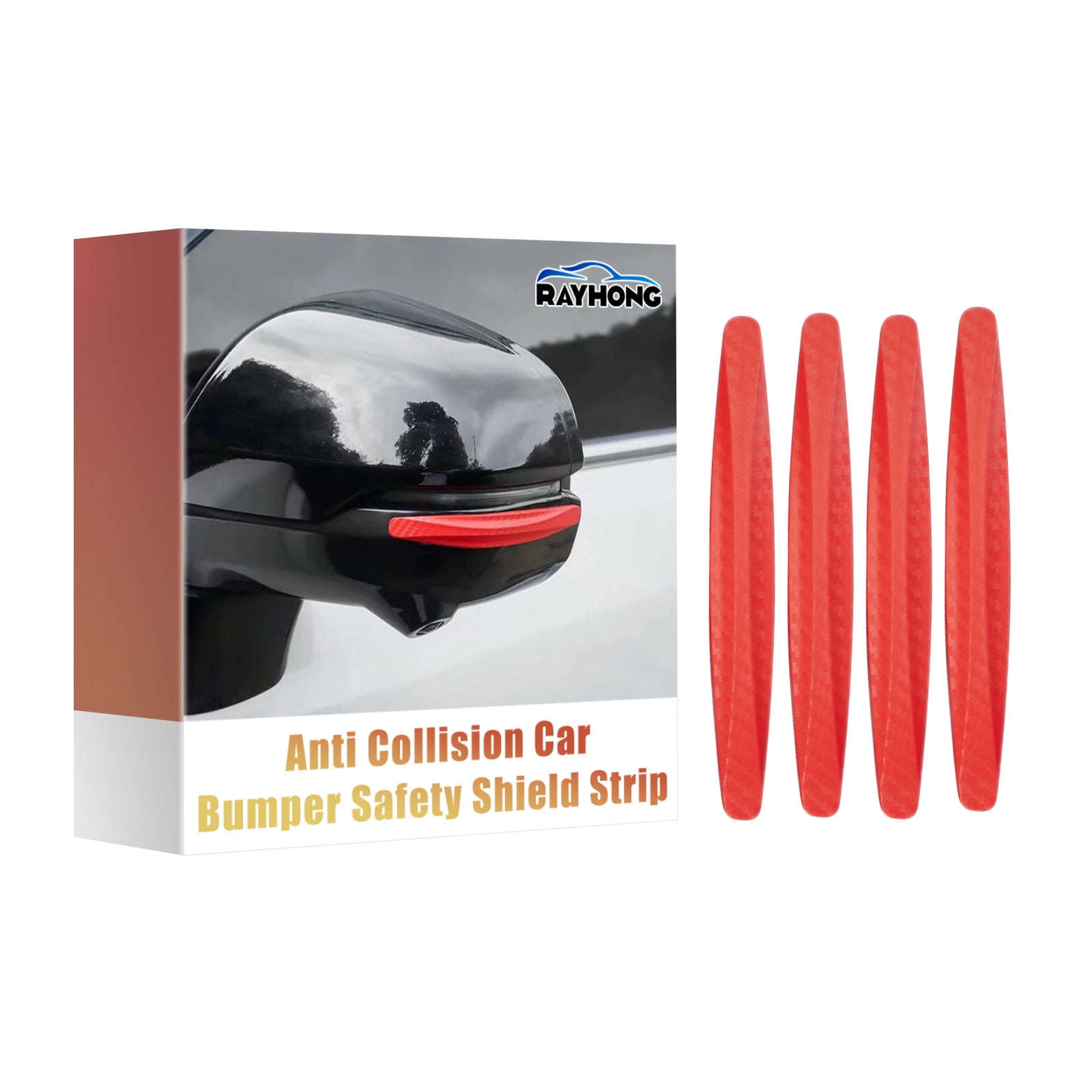 Car Collision Protection Stickers, Front And Rear Bumper Protection Anti-scratch Car Body Protection Sticker eprolo