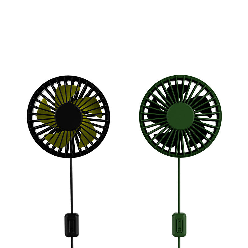 Summer Car Small Fan Car Air Conditioning Vent Creative Car Multi-Function Electric Fan USB Car Electric Fan eprolo