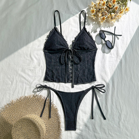 Two piece swimsuit bikini split swimsuit bikini eprolo
