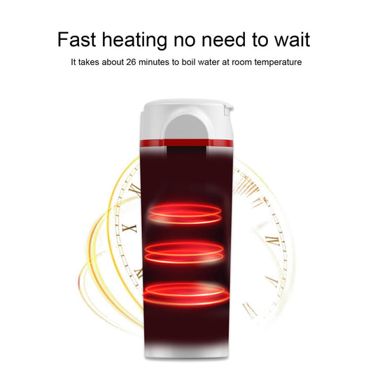 12V/24V 70W-100W Car Heating Cup 420ml Car Heated Smart Mug With Temperature Control Cigarette Lighter Car Kettle Water Heater eprolo