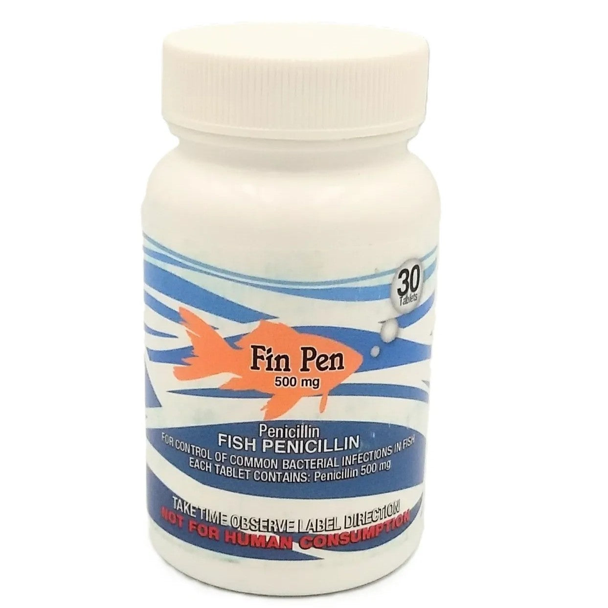 Fish Pen 500mg Capsules for Aquarium Fish – 30 Count – Water Care Support Paw and Tail Supply