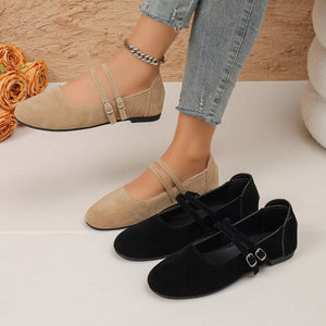 Round Toe Slip-Ons