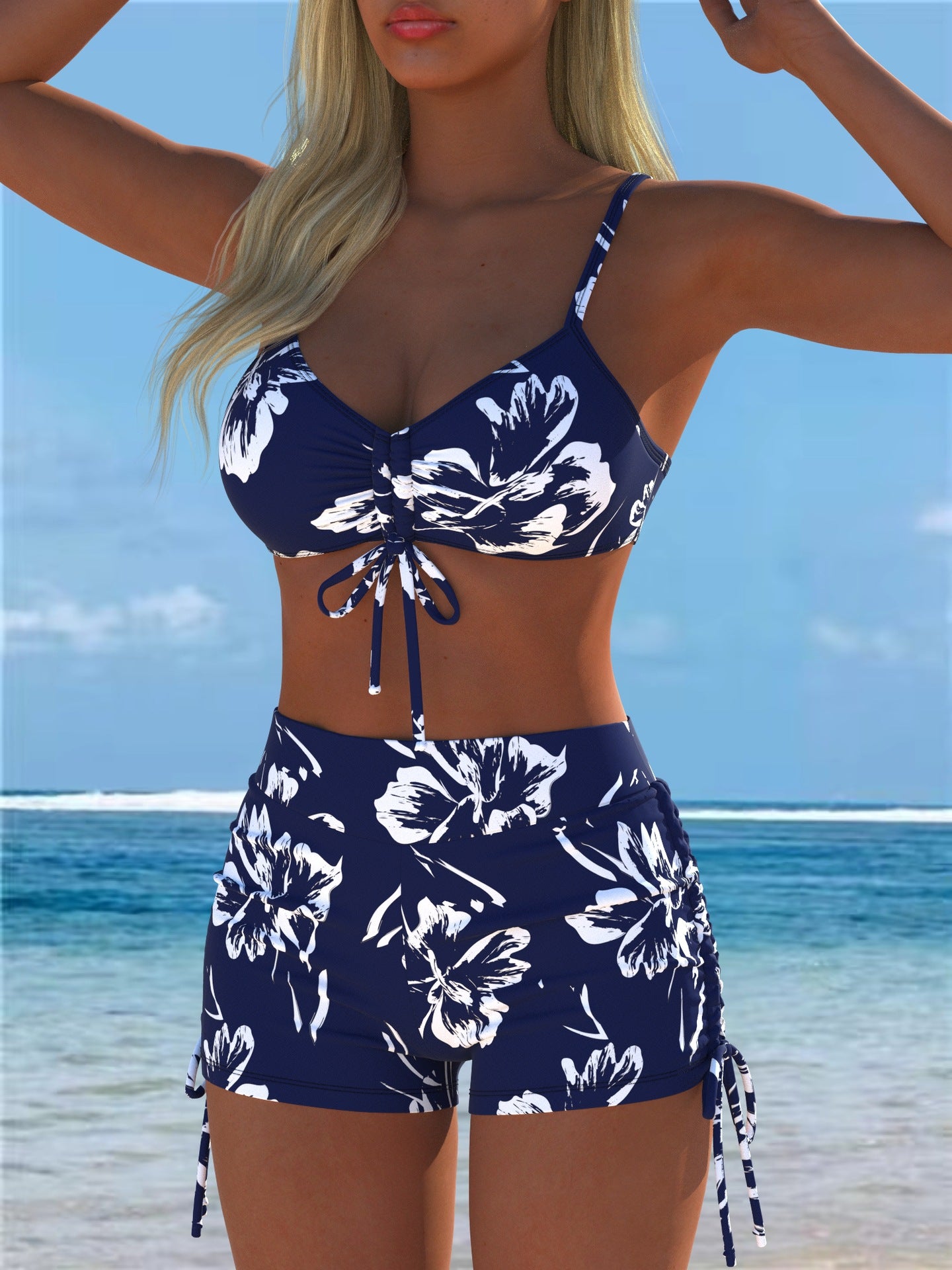 Split swimsuit small vest style swimsuit eprolo