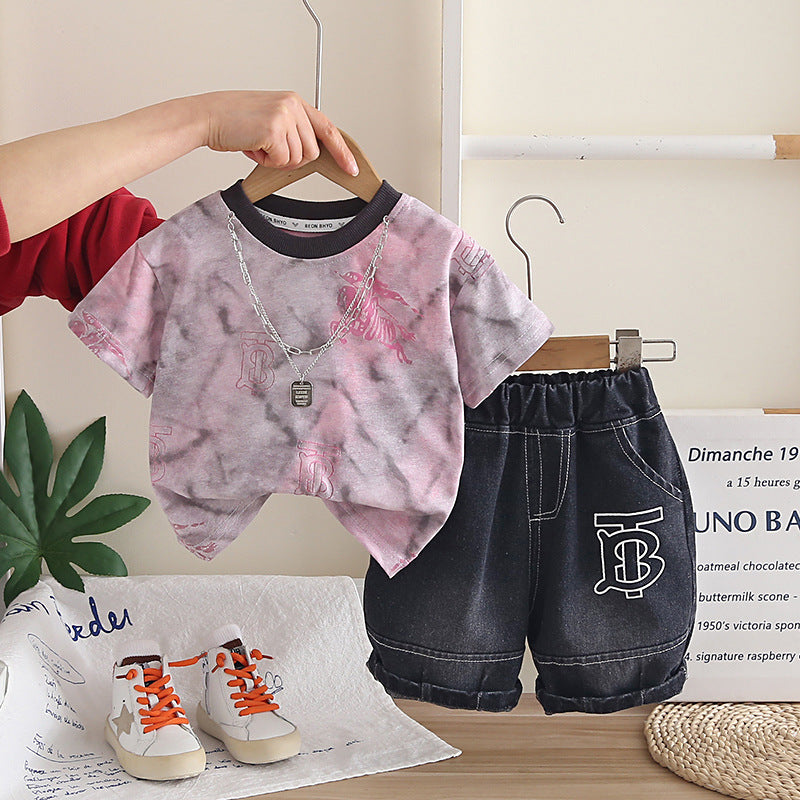 Short sleeved shorts two-piece set of baby clothes eprolo