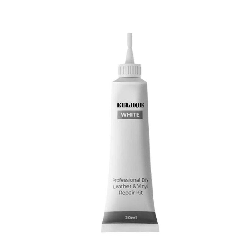1PCS 20 Ml White Leather Repair Gel Car Seat Home Leather Complementary Color Gel Car Seat Instrument Panels Sofas Repair Cream eprolo