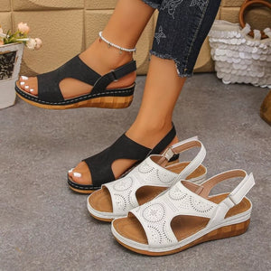 Open Toe Wedge Sandals