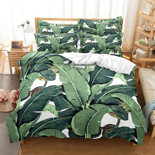 Three-piece Bedding Set With Big Tree Scenery Bedding Set