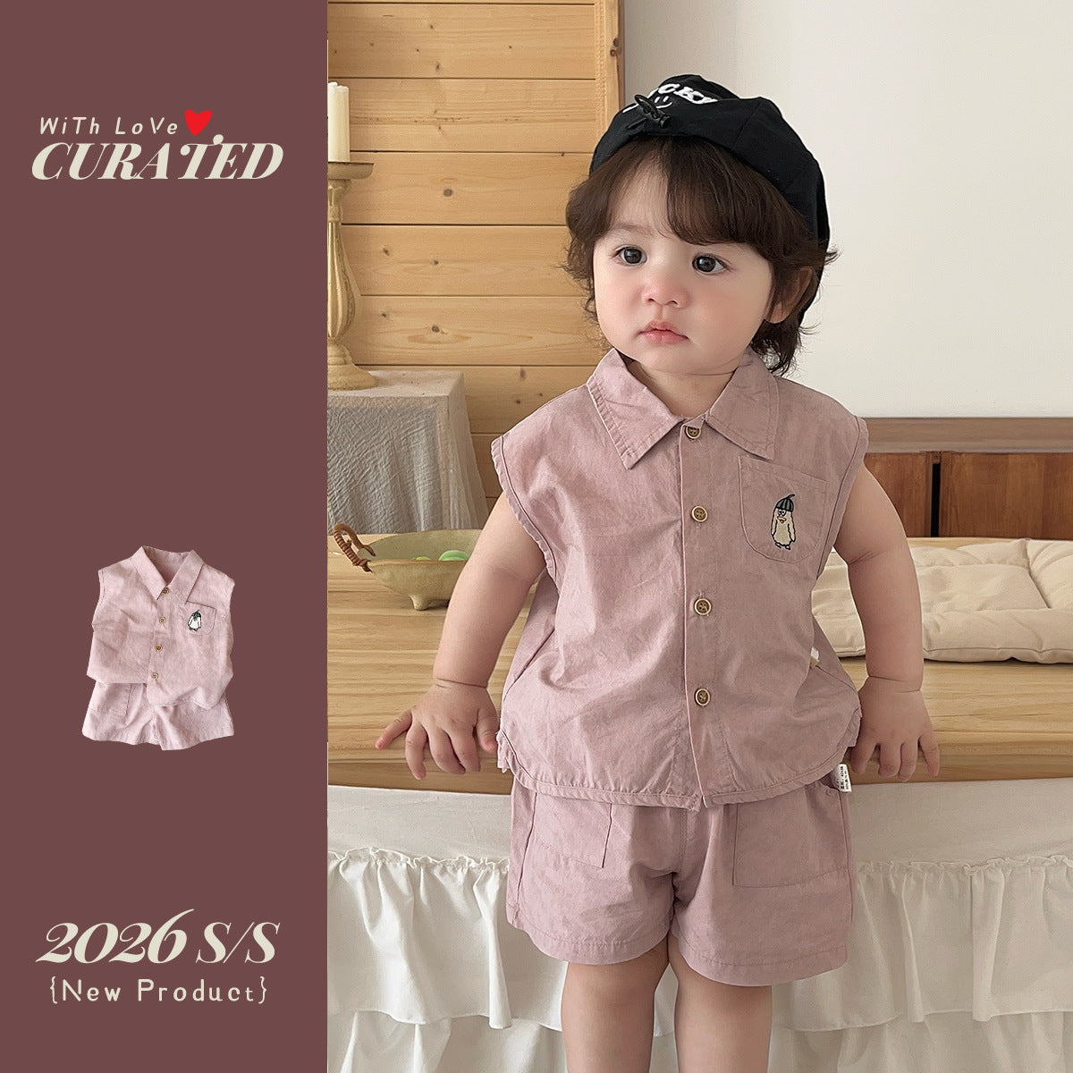 Cool and Lightweight Baby Boy Outfit Set  Loose Shorts Casual Two-Piece Infant Clothing Summer Separates eprolo