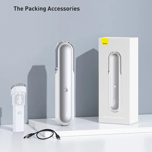 Baseus A1 Car Vacuum Cleaner 4000Pa Wireless Vacuum For Car Home Cleaning Portable Handheld Auto Vacuum Cleaner eprolo