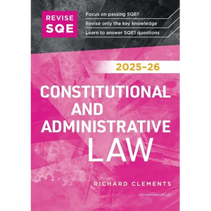 Revise SQE Constitutional and Administrative Law 2025-26 - Paperback