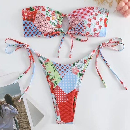Strapless bikini split swimsuit eprolo