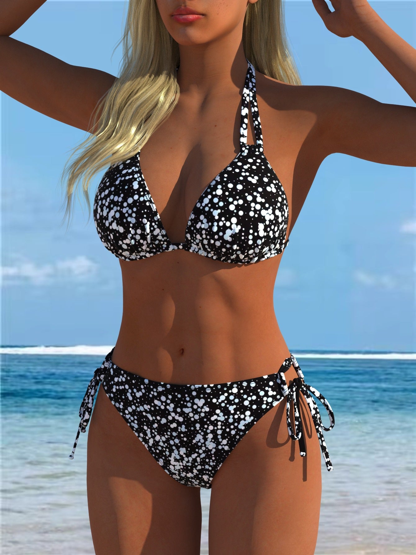 Split swimsuit vest style swimsuit set eprolo