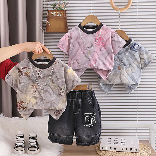 Short sleeved shorts two-piece set of baby clothes eprolo
