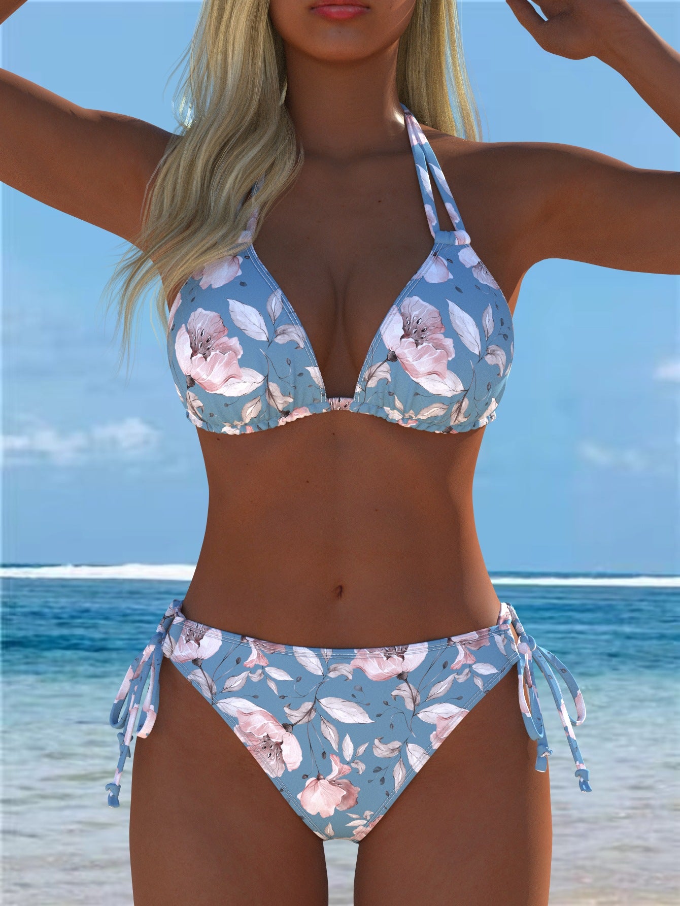 Split swimsuit vest style swimsuit set eprolo