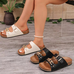 Woven Open Toe Sandals