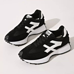 Round Toe Lace Up Sneakers