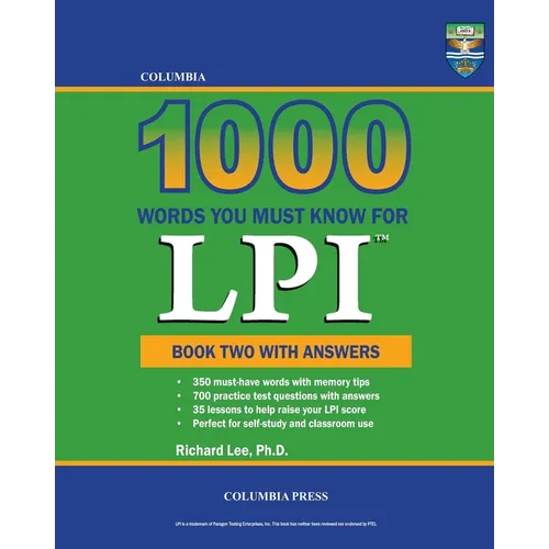 Columbia 1000 Words You Must Know for LPI: Book Two with Answers