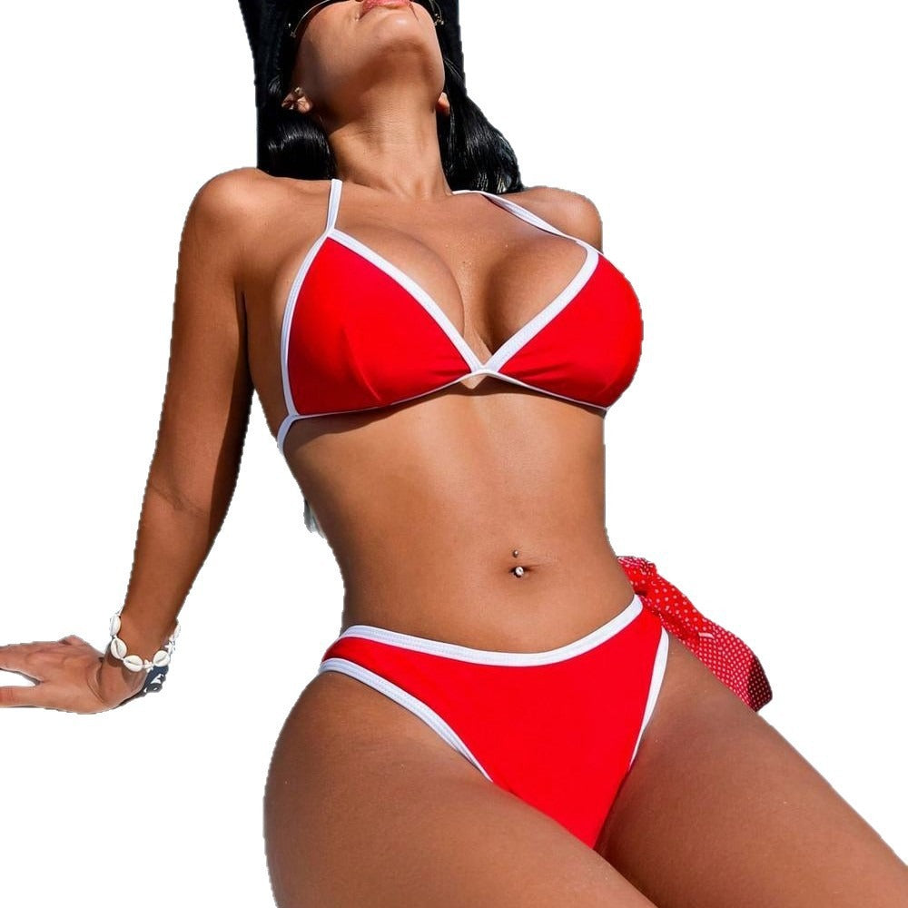 Color blocking split swimsuit eprolo