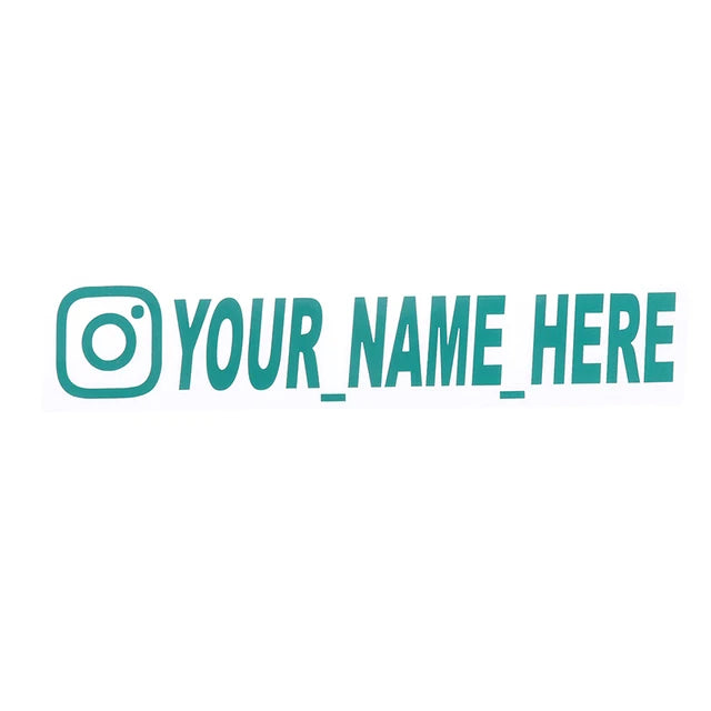 New Car Sticker User Name Custom Personalized Vinyl Decals Motorcycle For Customization Needs Remarks Car Sticker eprolo