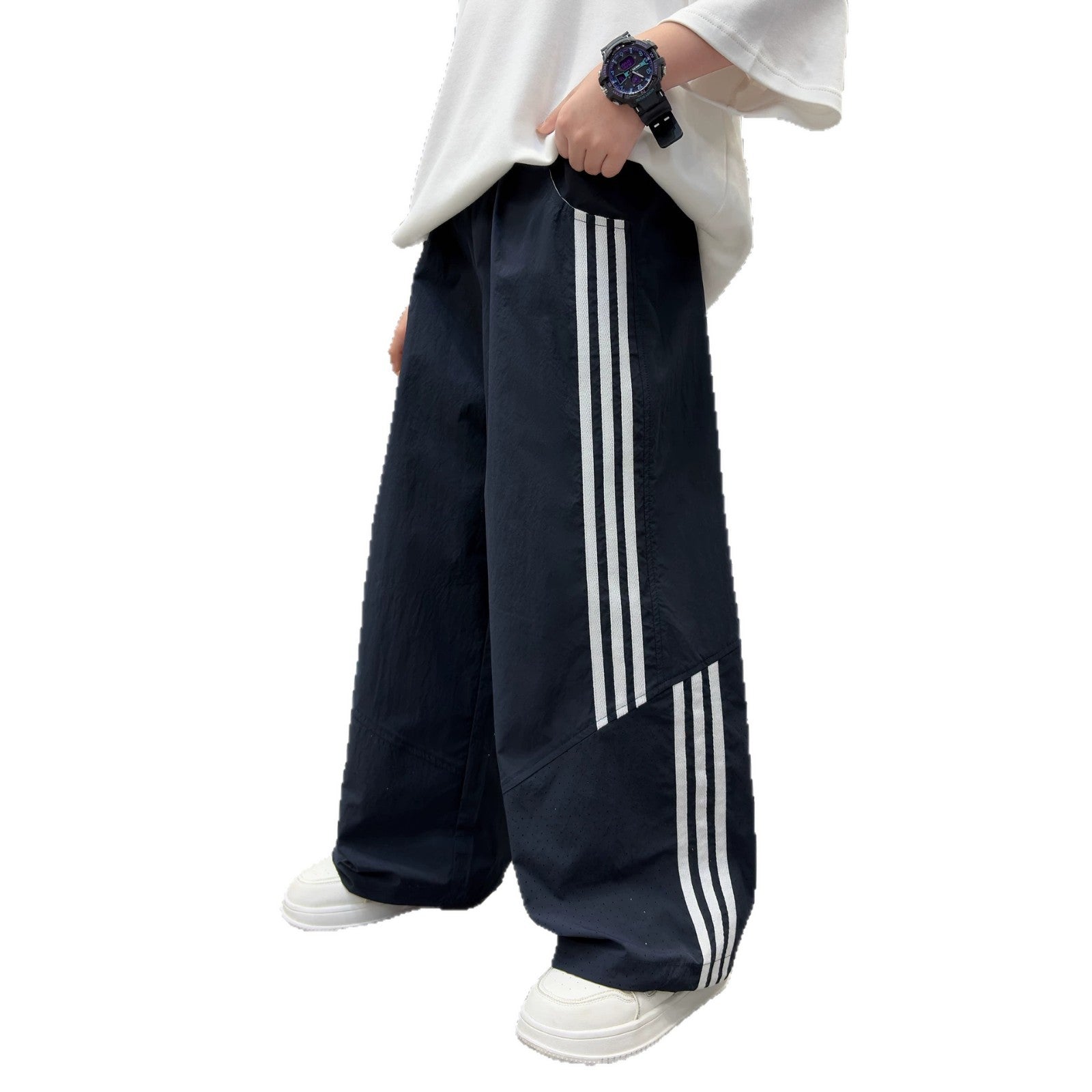 Boy's Mosquito-Proof Pants Lightweight Loose Long Casual Trousers for Kids and Teens eprolo