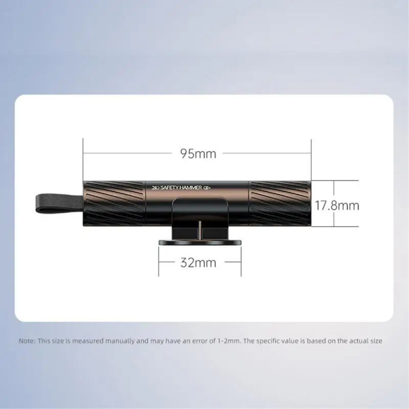 One Seco Window Breaker Seatbelt Cutter Car Gadgets Vehicle Escape Tool Safe Hammer Glass Breaker Life-Saving Emergency Artifact eprolo