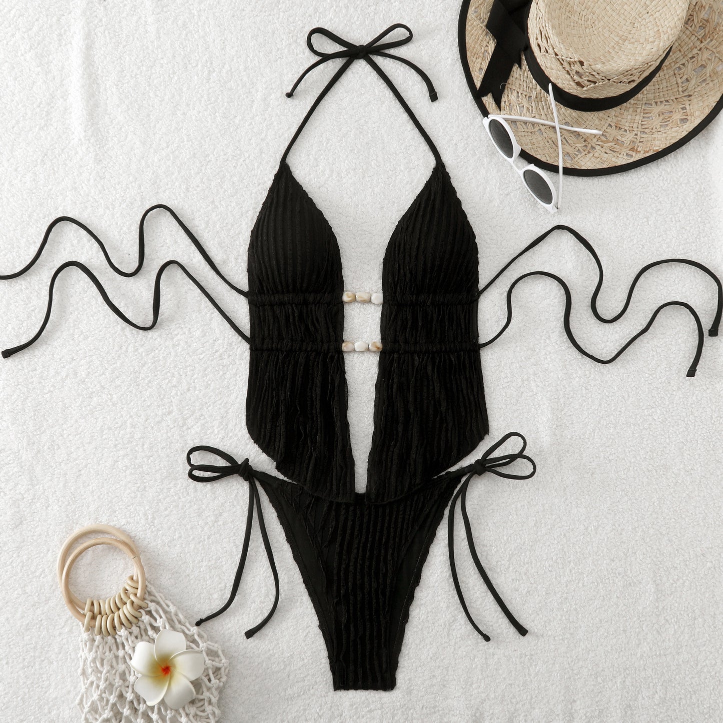 Solid color swimsuit bikini eprolo