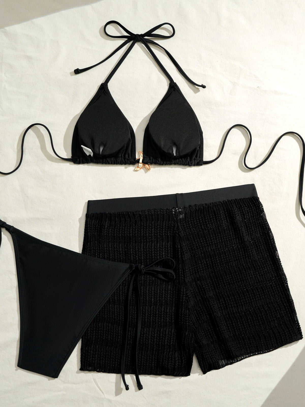 Solid color split swimsuit eprolo