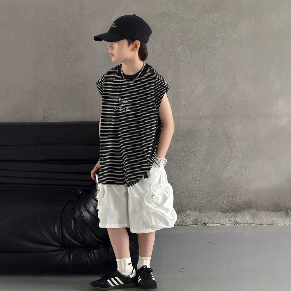 Children's Sleeveless Vest and Shorts Set for Boys eprolo