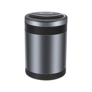 Portable and personalized automatic car ashtray multifunctional with cover LED lights charging car ashtray