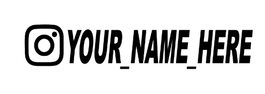 New Car Sticker User Name Custom Personalized Vinyl Decals Motorcycle For Customization Needs Remarks Car Sticker eprolo