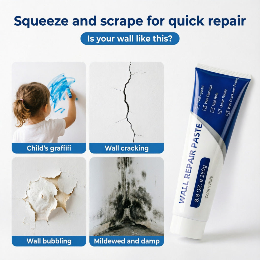 Quick wall repair paste for white wall repair eprolo