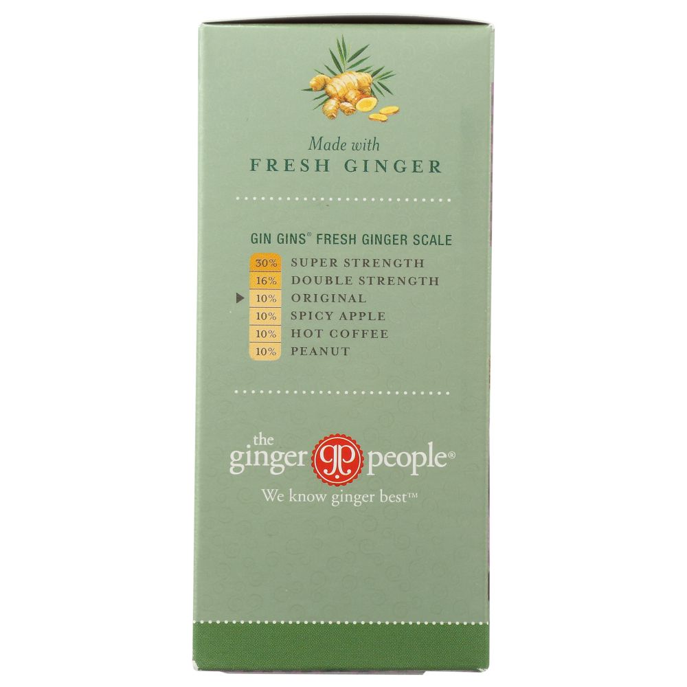 THE GINGER PEOPLE: Gin Gins Original Chewy Ginger Candy, 4.5 oz Smart Greens