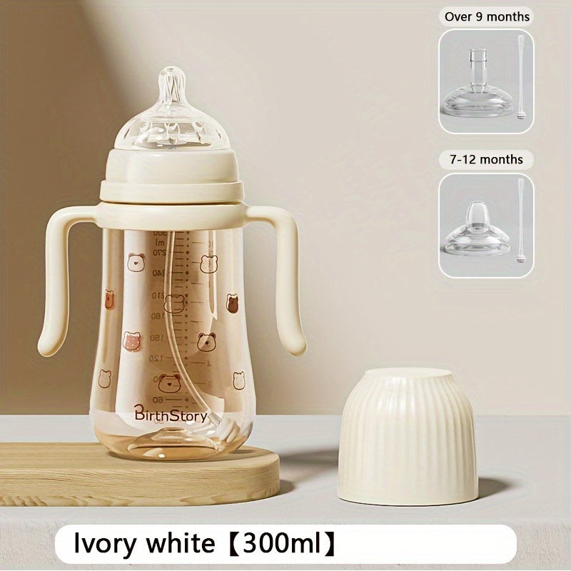 Milk Bottle, Water Cup, Baby Learning Drinking Cup, Three-in-one Duckbill Straw Cup, Anti-fall Children's Drinking Cup