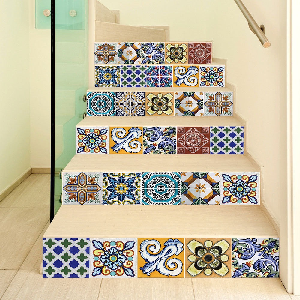 Self Adhesive Stair Sticker Living Room DIY Decorative Home Waterproof PVC Wall Sticker Creative