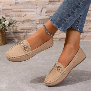 Round Toe Slip-Ons