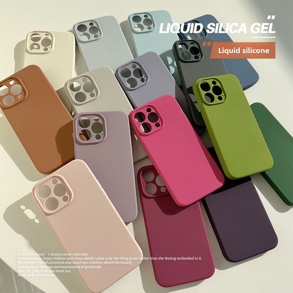 Liquid silicone phone case