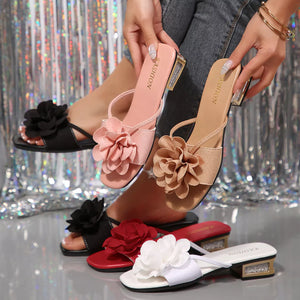 Open Toe Block Heels Sandals