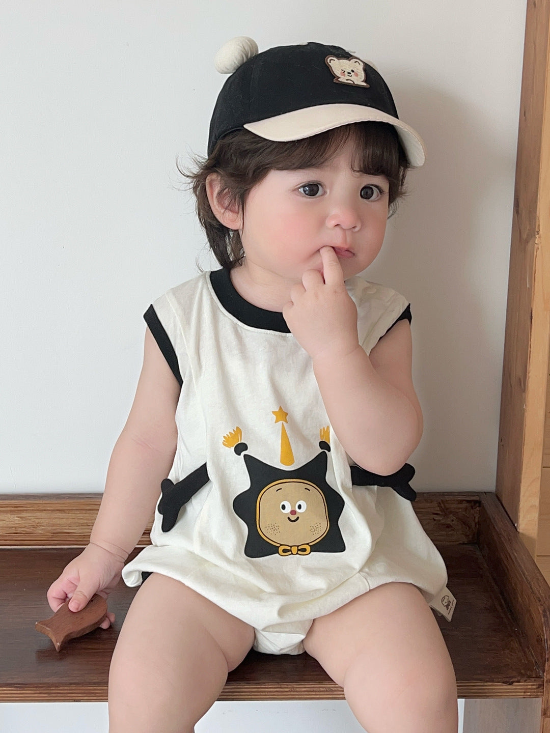 Baby Boy Romper Outfit Infant One-Piece Star Print Crawler Suit for Toddlers eprolo