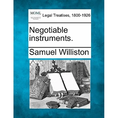 Negotiable Instruments.