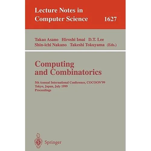 Computing and Combinatorics: 5th Annual International Conference, Cocoon'99, Tokyo, Japan, July 26-28, 1999, Proceedings