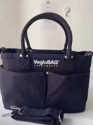 Multi Pockets Canvas Handbag