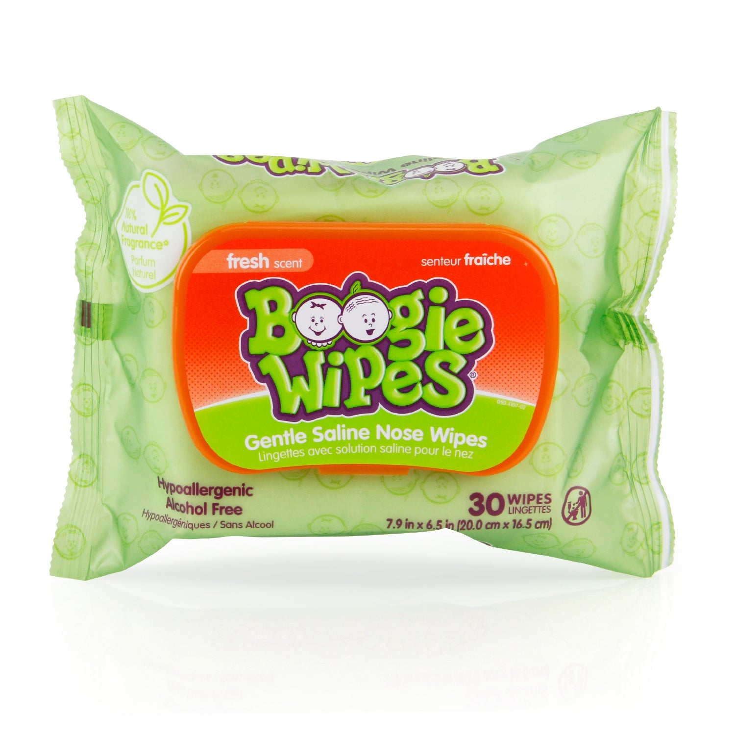 Boogie Wipes Gentle Saline Baby Nose Wipes, Fresh Scent, Natural Saline for Mucus & Congestion, 30 Count Pasteur Pharmacy