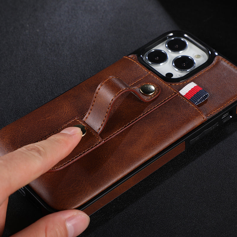 Suitable for IP13PROMAX card insertion phone case Apple 12 bracket phone protection case 11 anti drop case eprolo