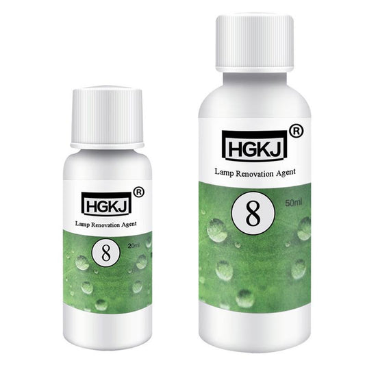20/50ML HGKJ-8 Car Headlight Cleaning Fluid Repair Refurbishment Fluid Detergent Car Light Cleaner eprolo