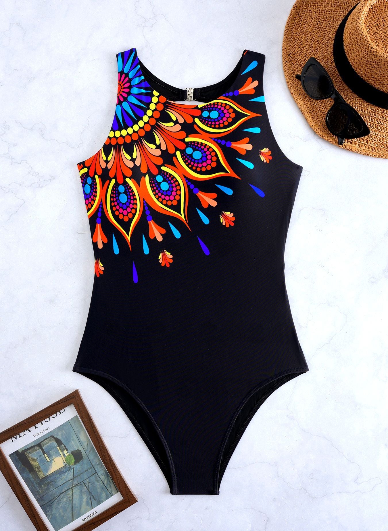 One-piece swimsuit women's swimsuit print eprolo